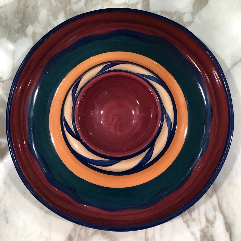 Gail Pittman chip/dip bowl